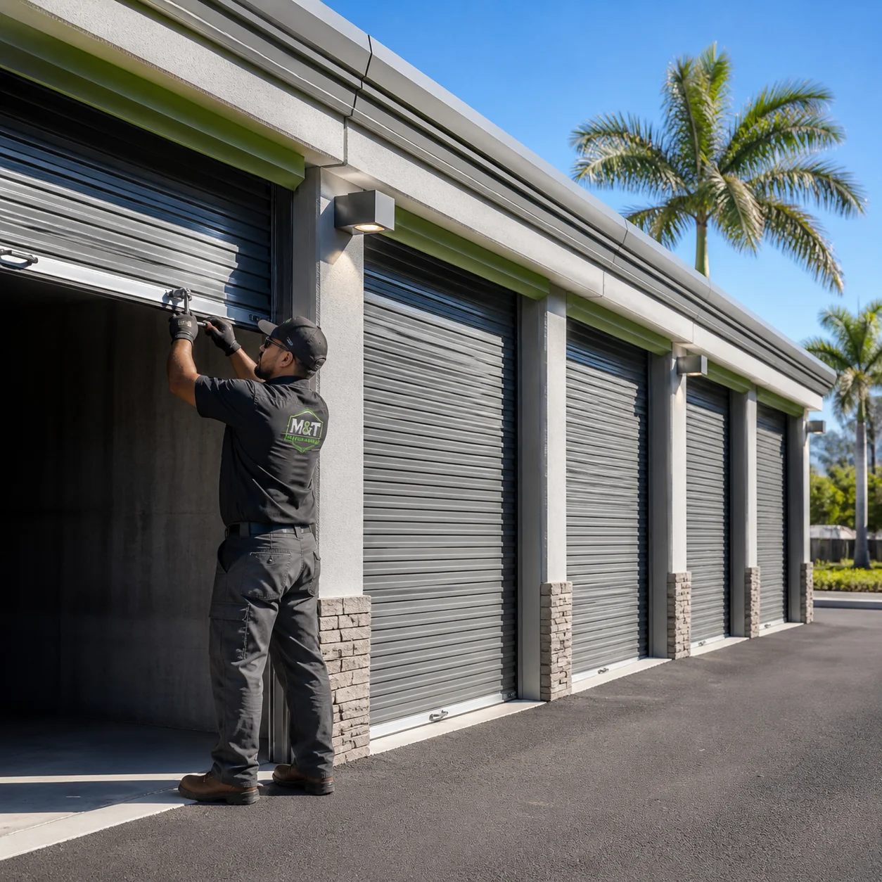 Commercial Roll-Up Door Installation & Repair in Tampa, FL Warehouses, Retail, Self-Storage & Security