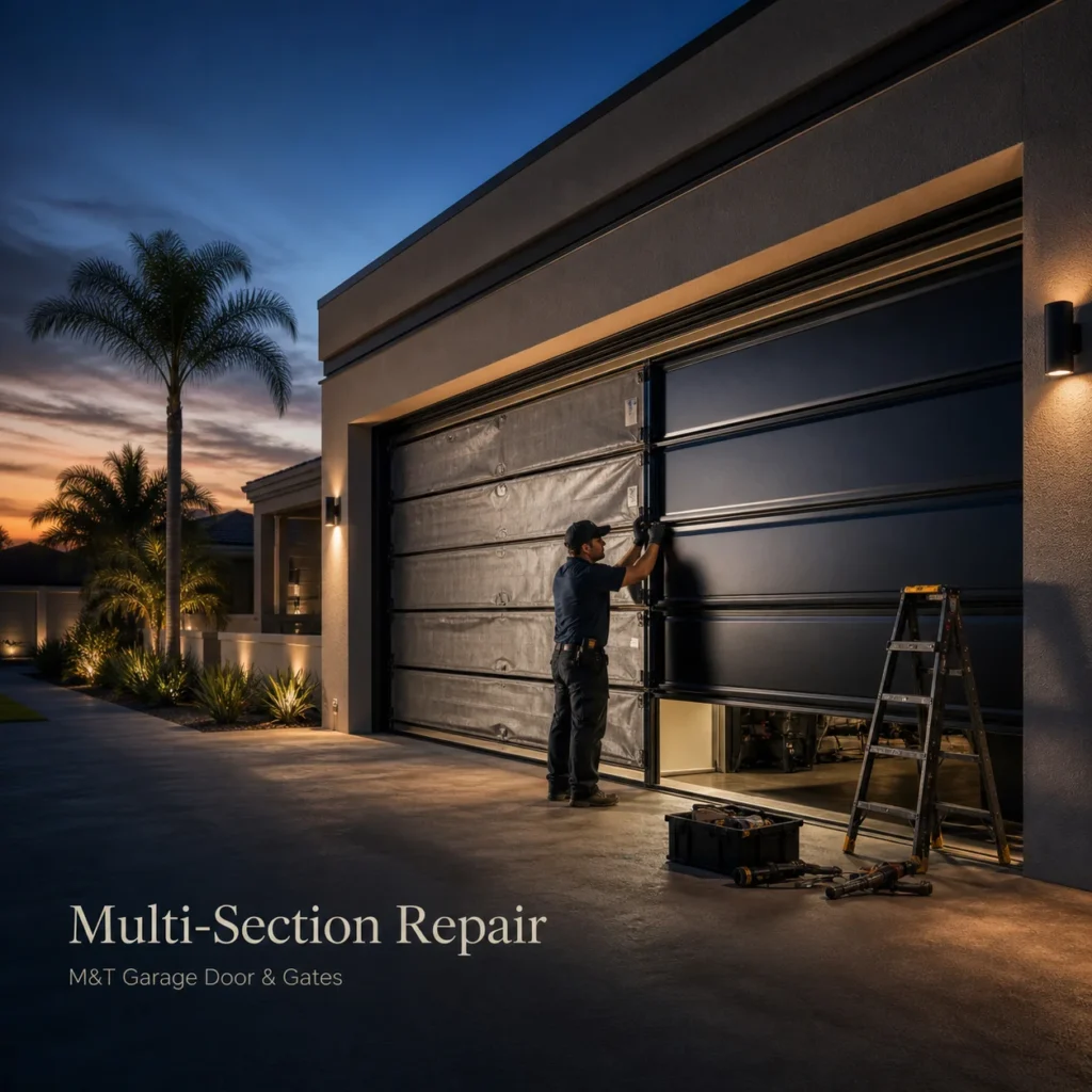 Garage Door Panel Replacement in Tampa, FL